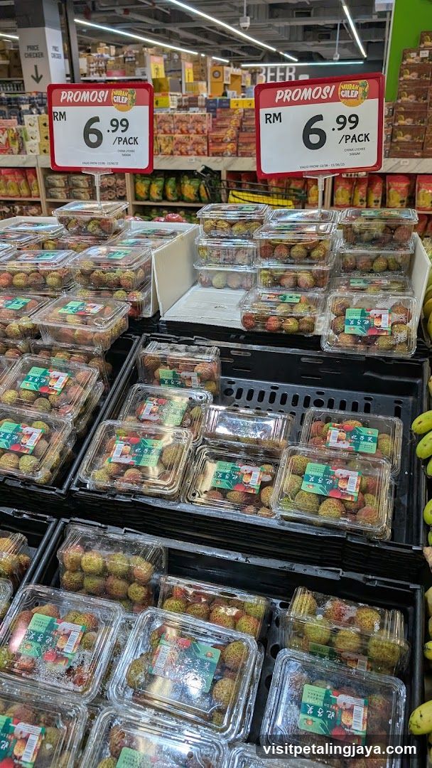 Fruit Display in Supermarket