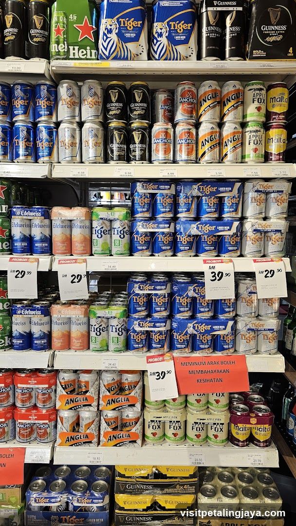Beer and Alcohol Shelves