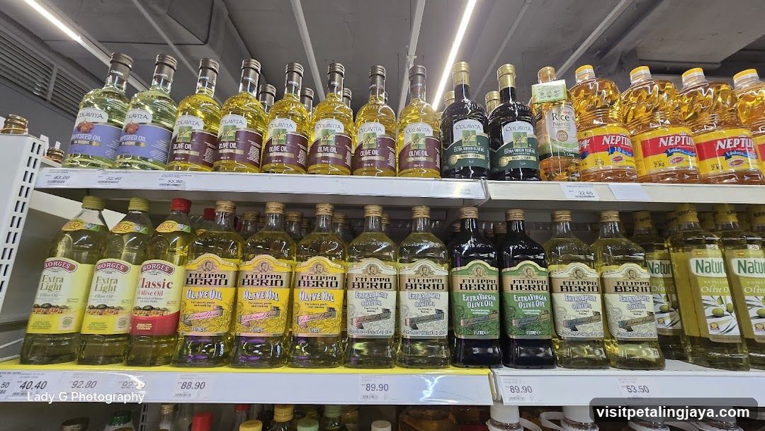 Olive Oil and Cooking Oil Shelves
