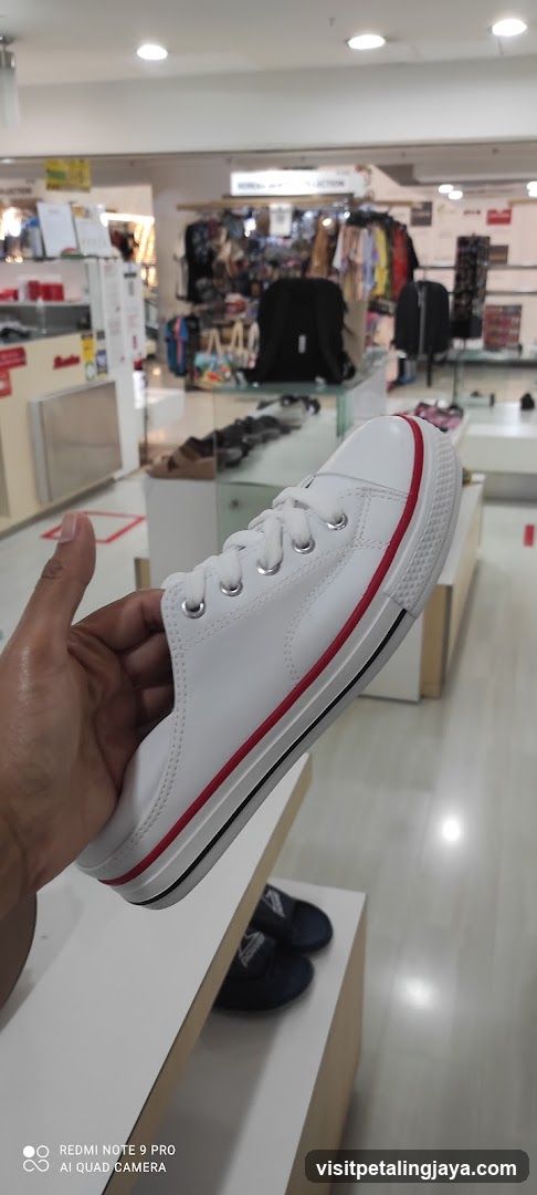 White Sneaker in Store Interior