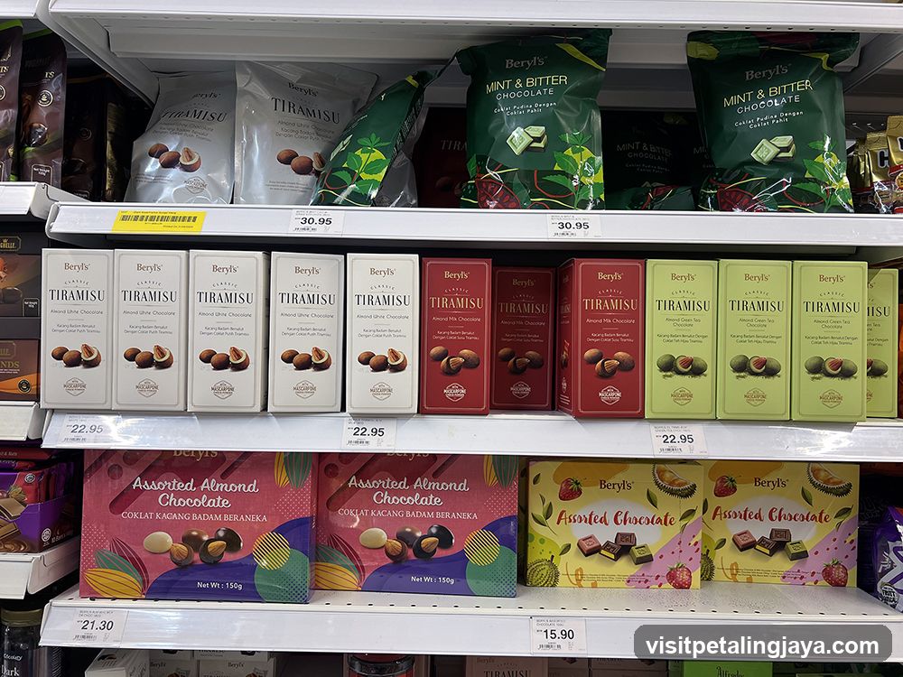 Beryl's Chocolate Shelf Display