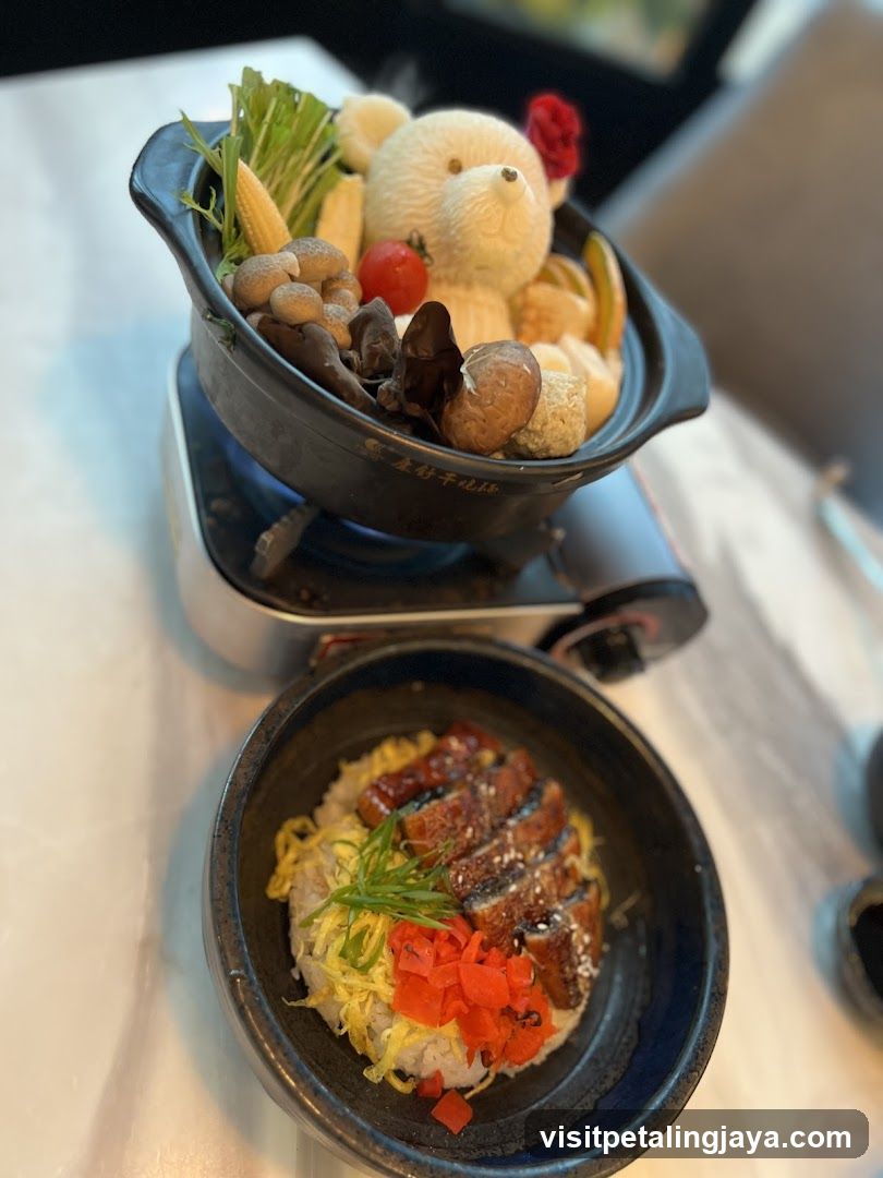 Food Presentation with Teddy Bear Motif