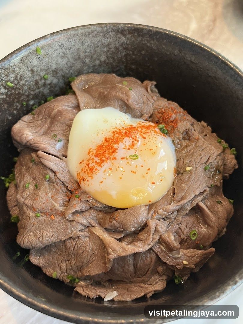 Beef Bowl with Egg