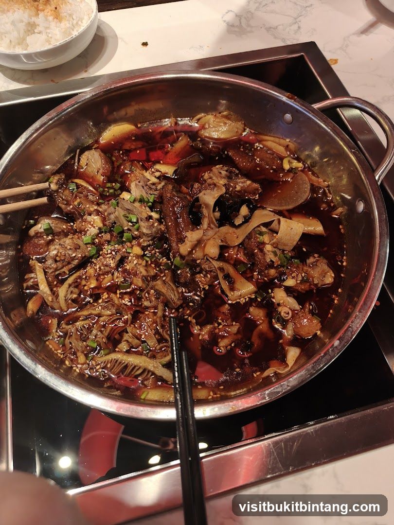 Spicy Duck Dish with Rice