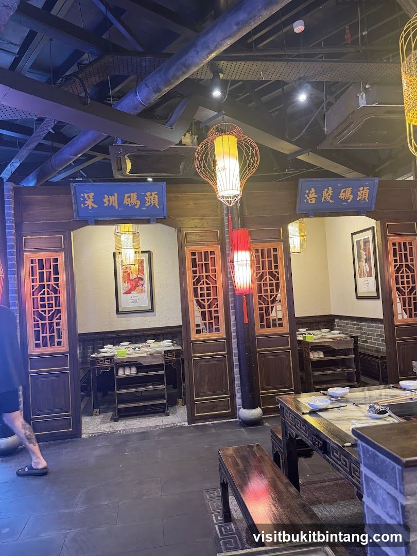 Restaurant Interior with Traditional Chinese Decor