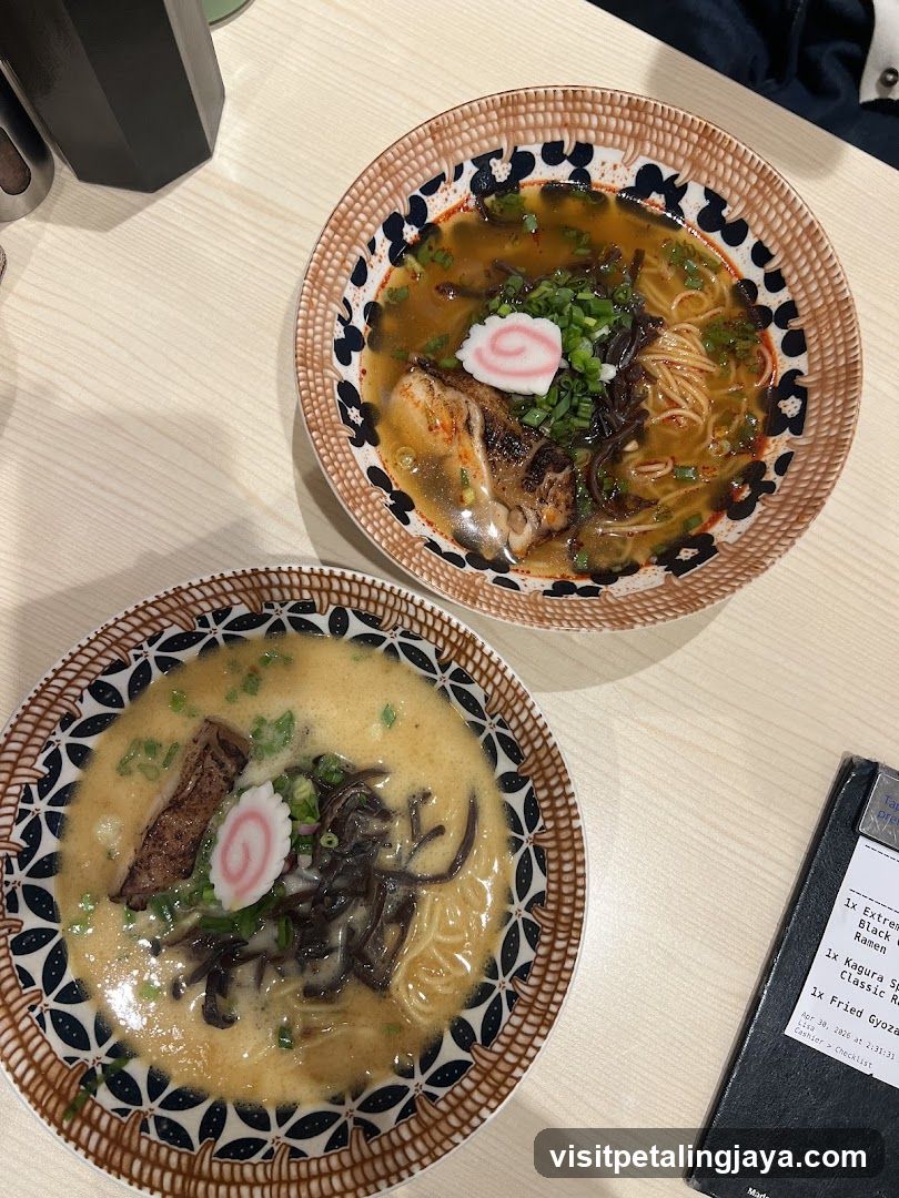 Ramen Bowls on Table