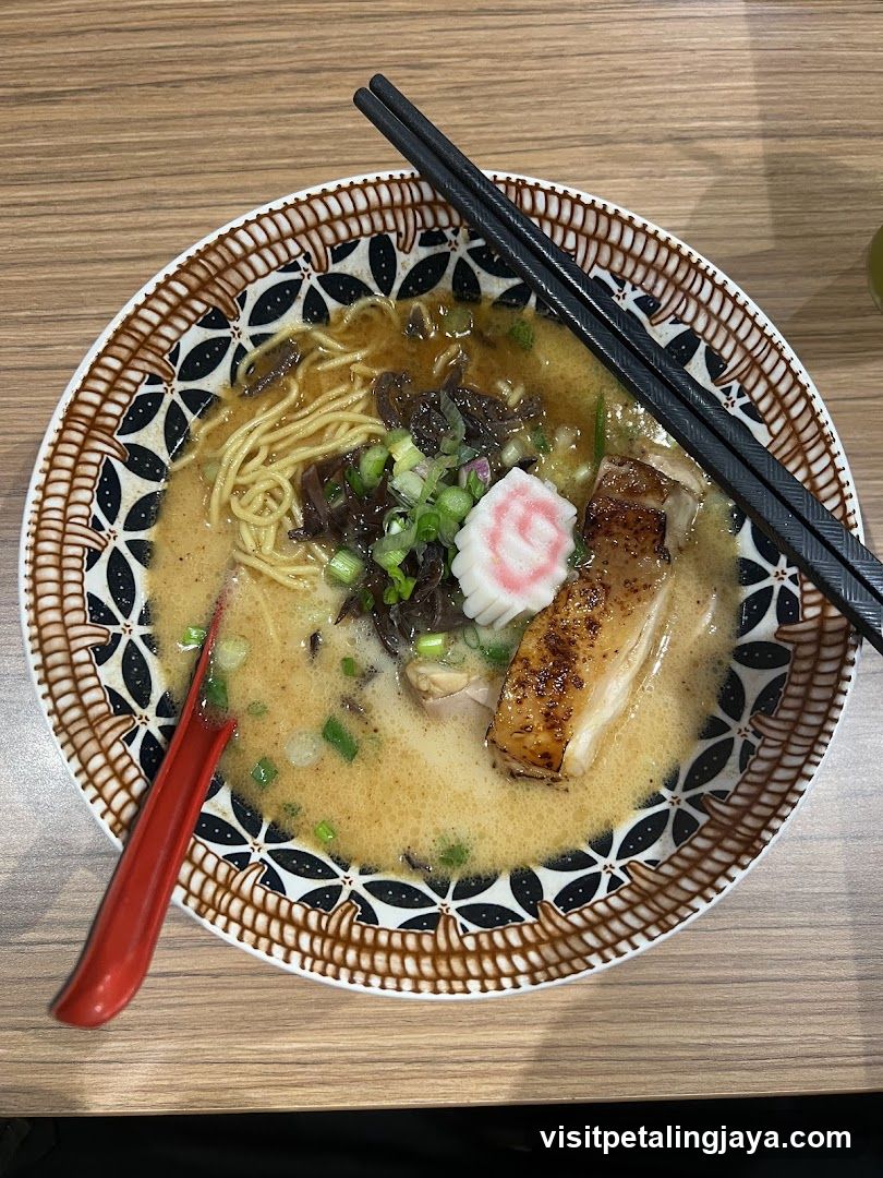 Ramen Bowl with Chopsticks and Spoon