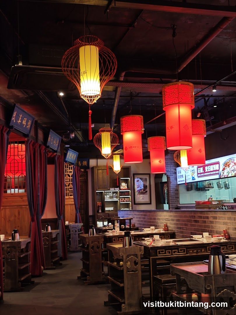 Restaurant Interior with Lanterns