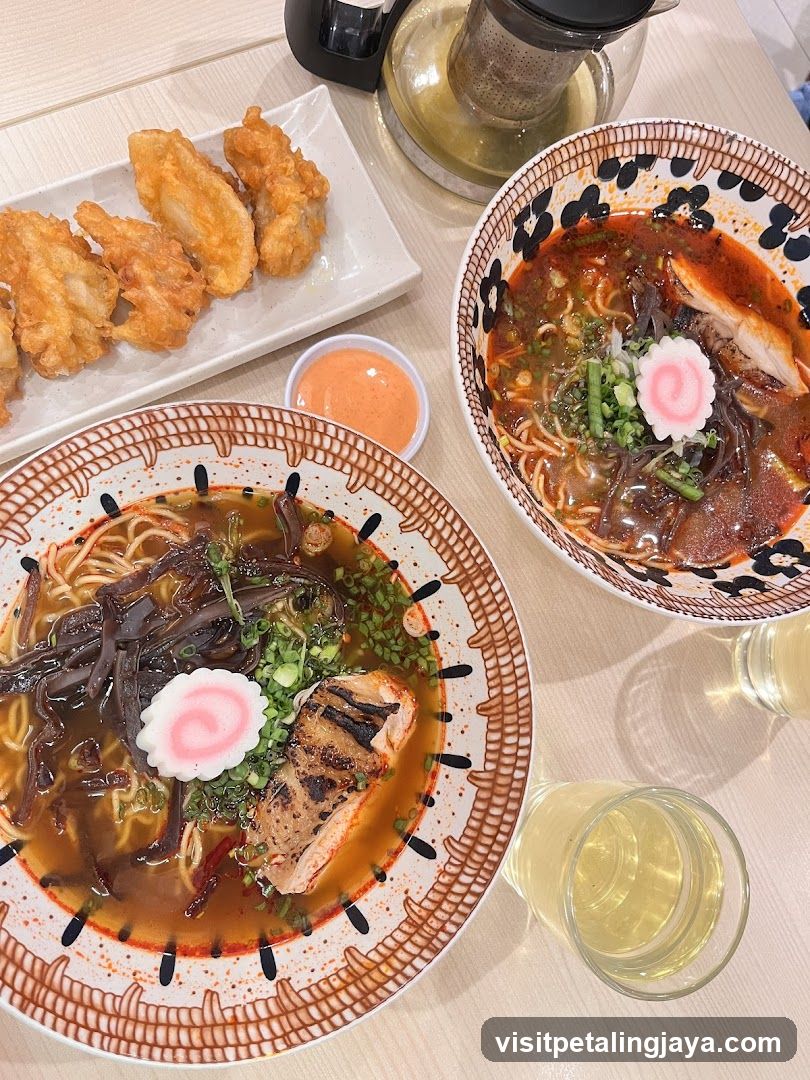 Ramen and Tempura Meal