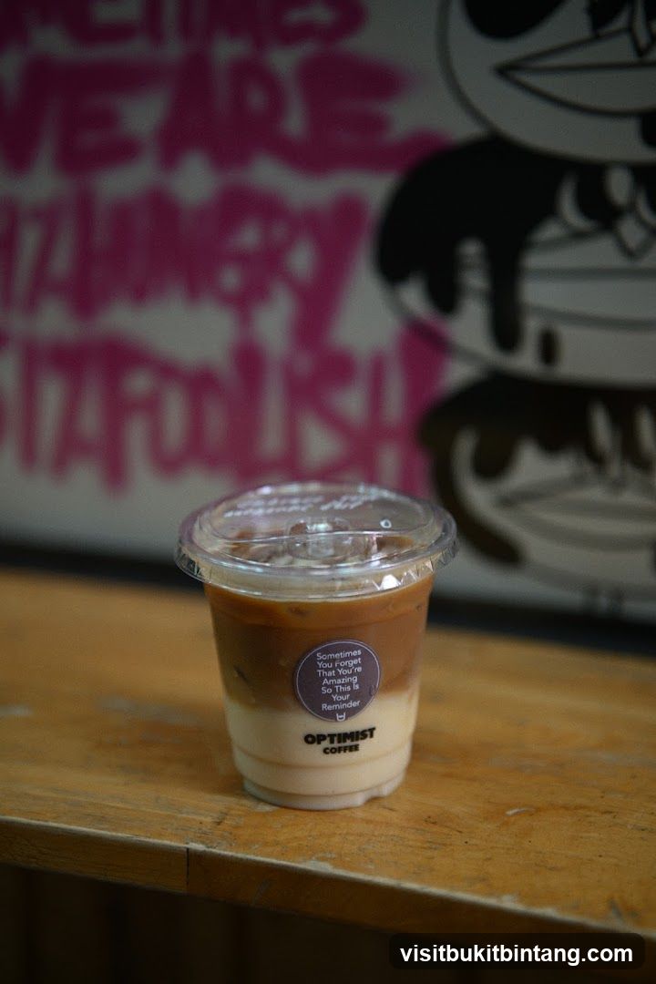 Iced Coffee with Sticker