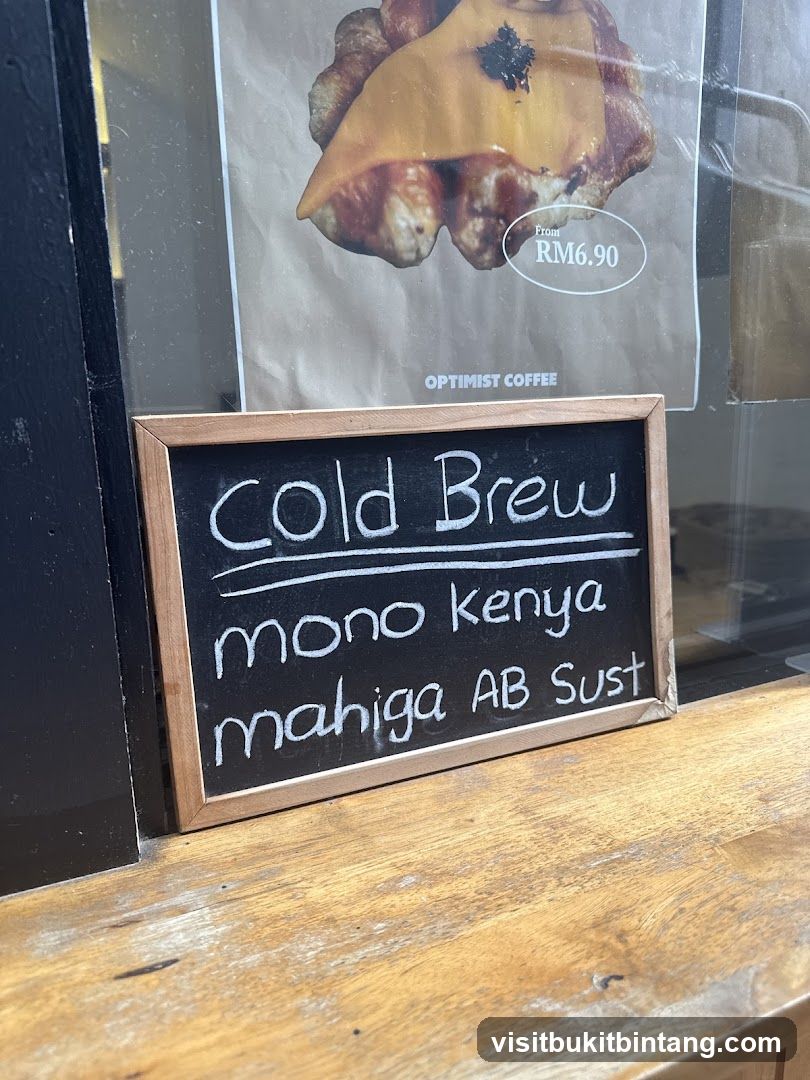 Cold Brew Menu Board