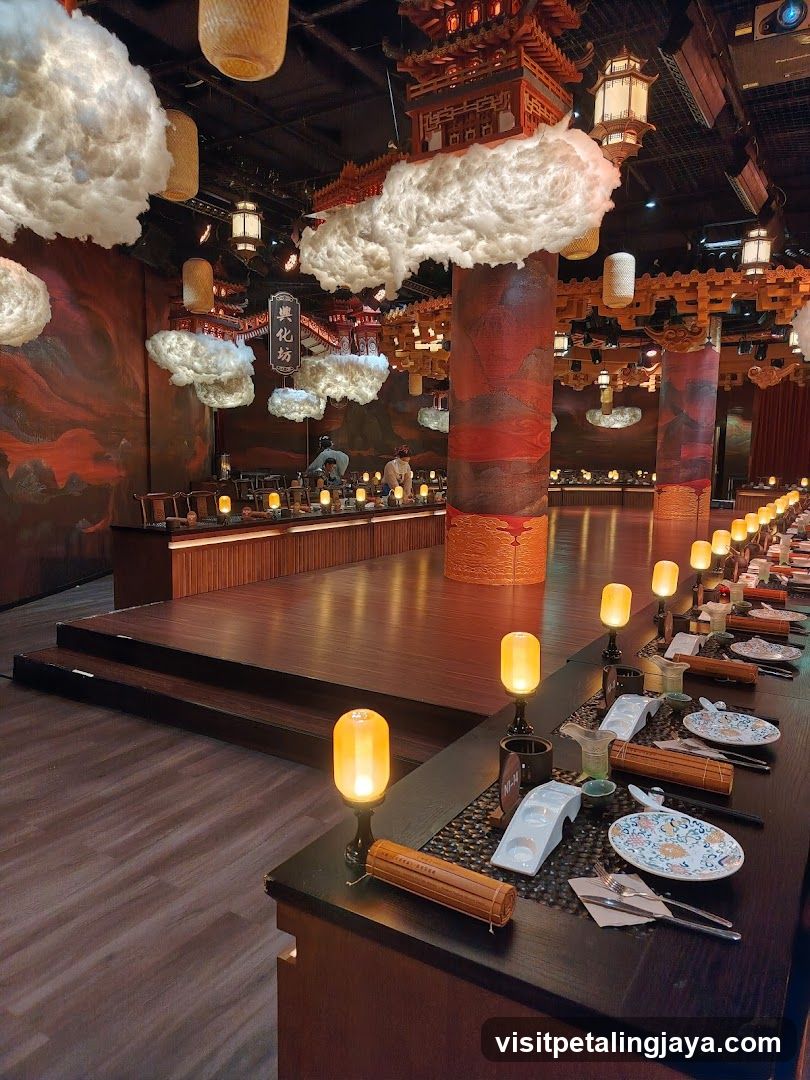Interior of a Traditional Chinese Restaurant