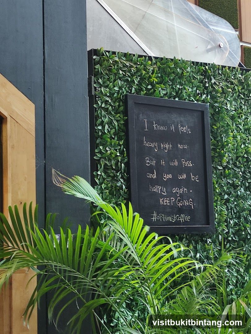 Chalkboard with inspirational message