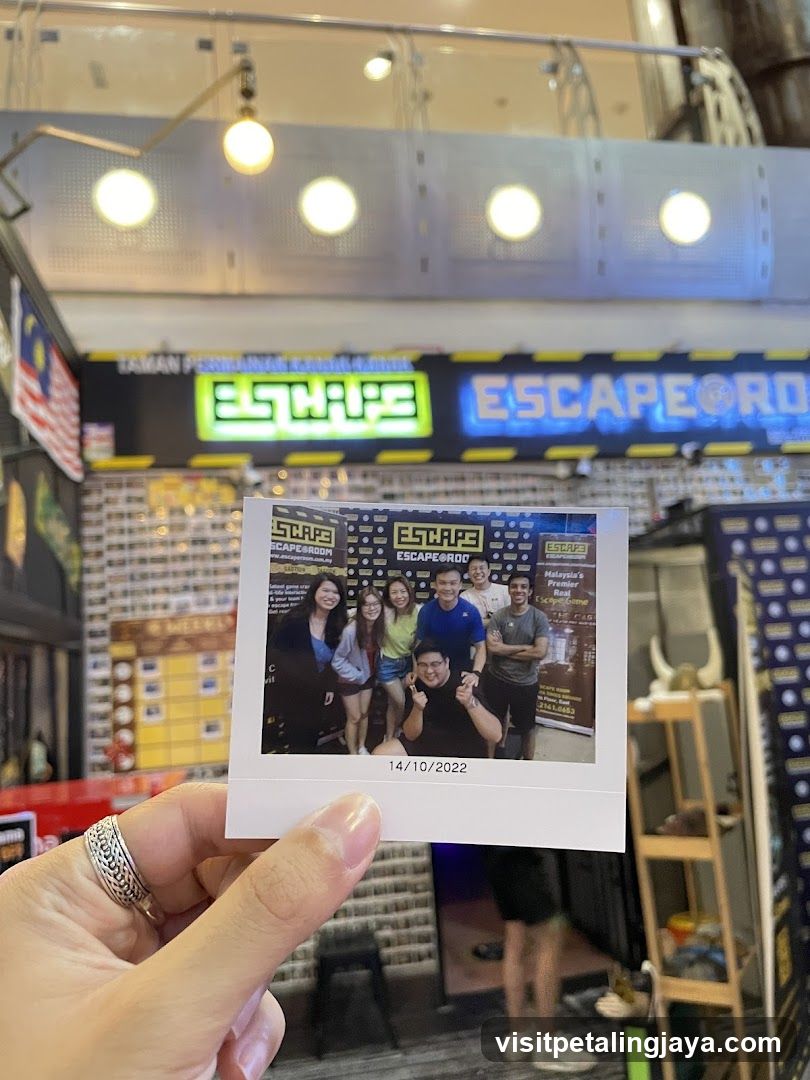 Group photo at Escape Room venue