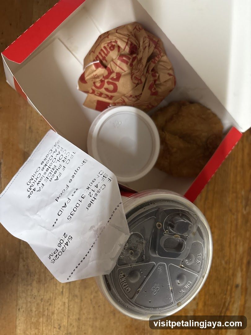 Fast Food Meal in Box