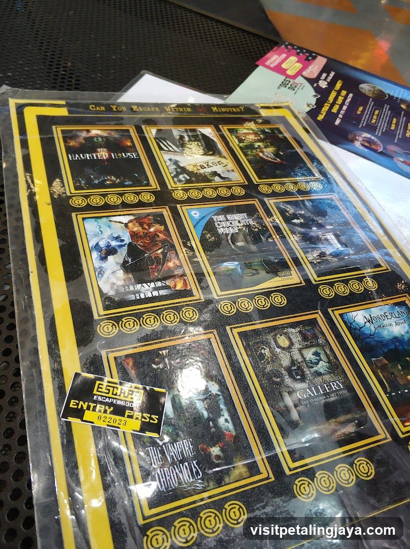 Escape Room Entry Passes