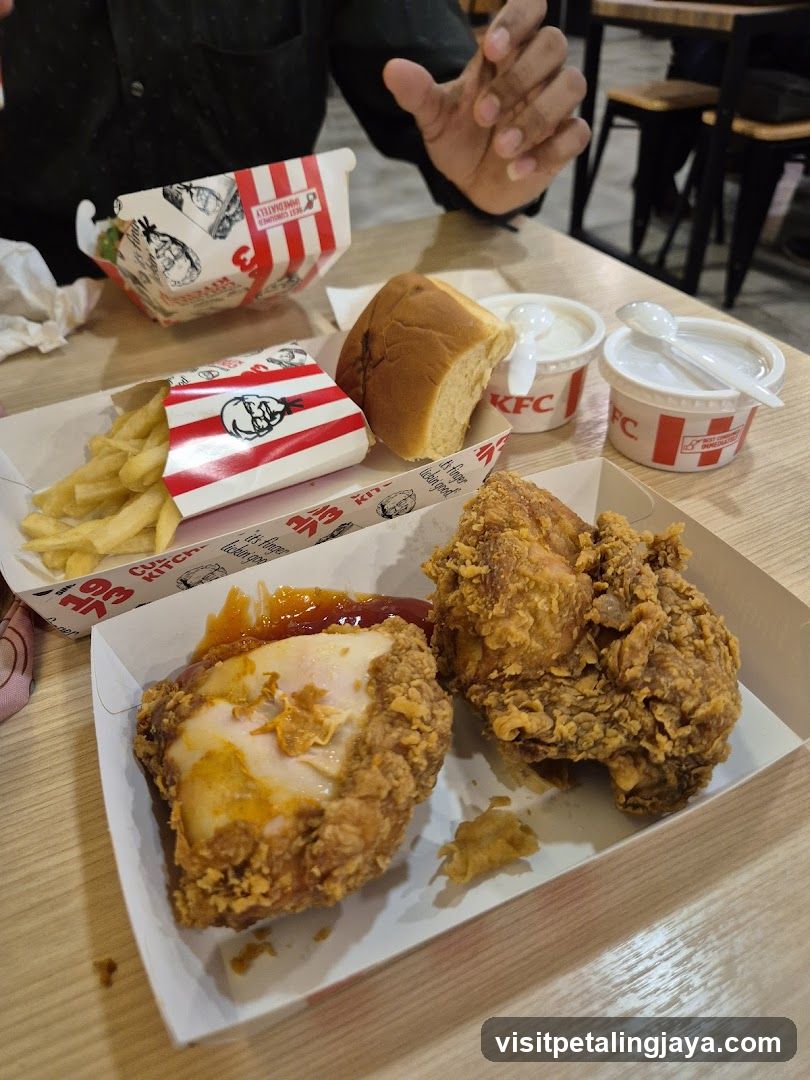 KFC Meal Spread