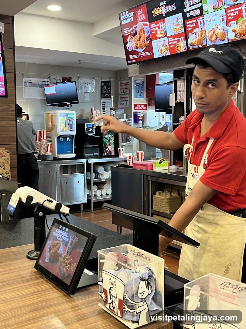 KFC Counter Interior