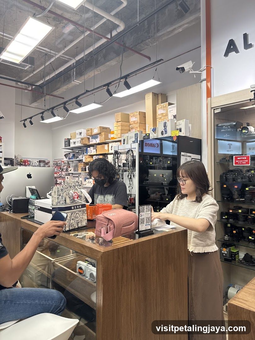Electronics Store Interior