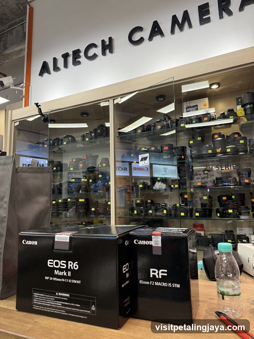 Camera Store Interior Display