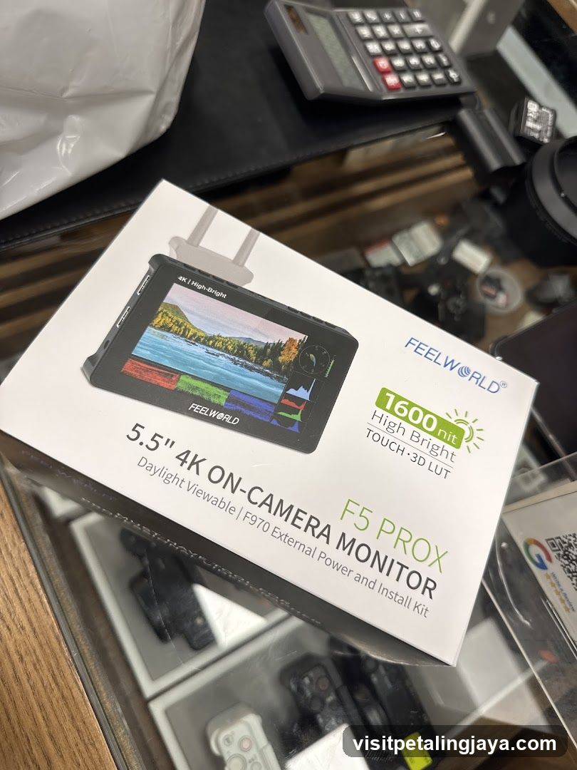 Camera Monitor Box on Display Counter