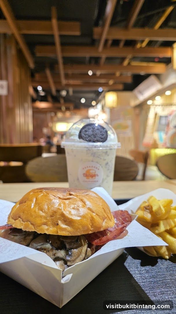 Burger and Fries