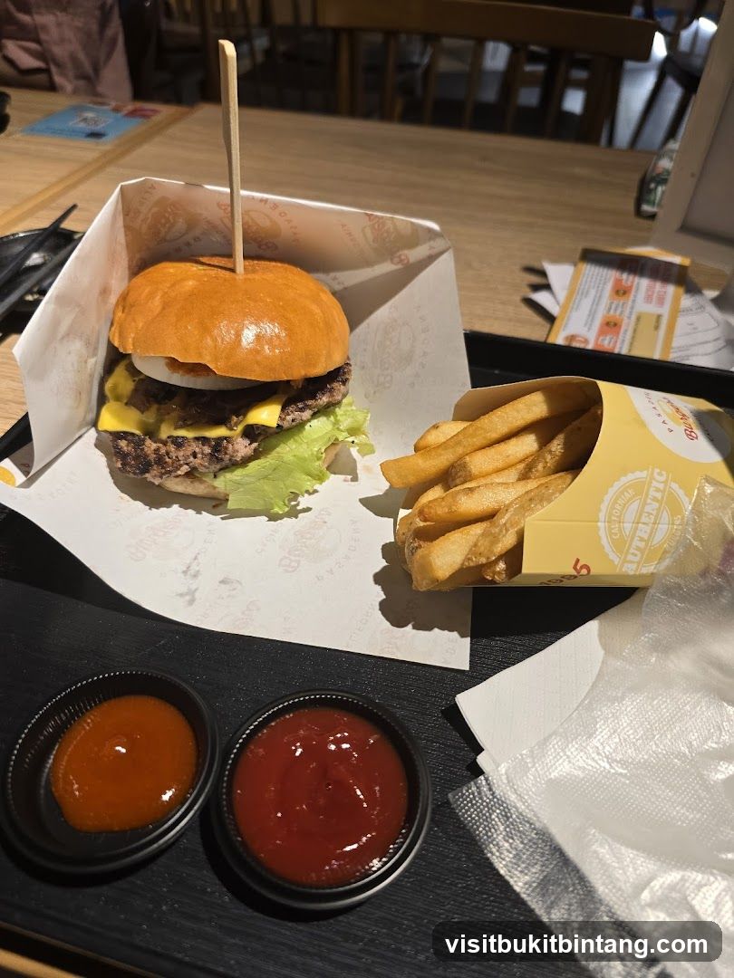Burger and Fries