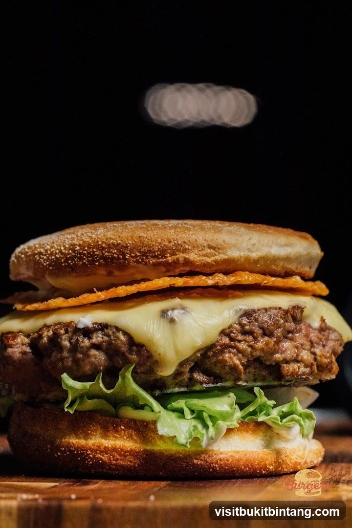 Burger with Cheese and Lettuce