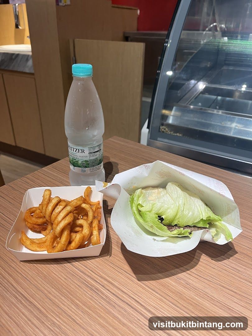 Burger and Fries