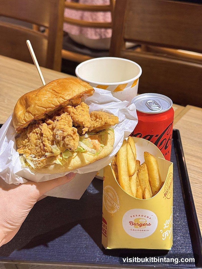 Burger and Fries Meal
