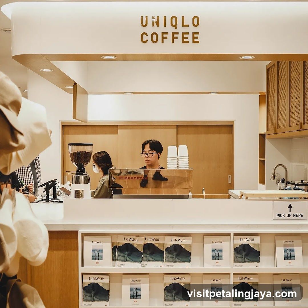 uniqlo coffee shop interior