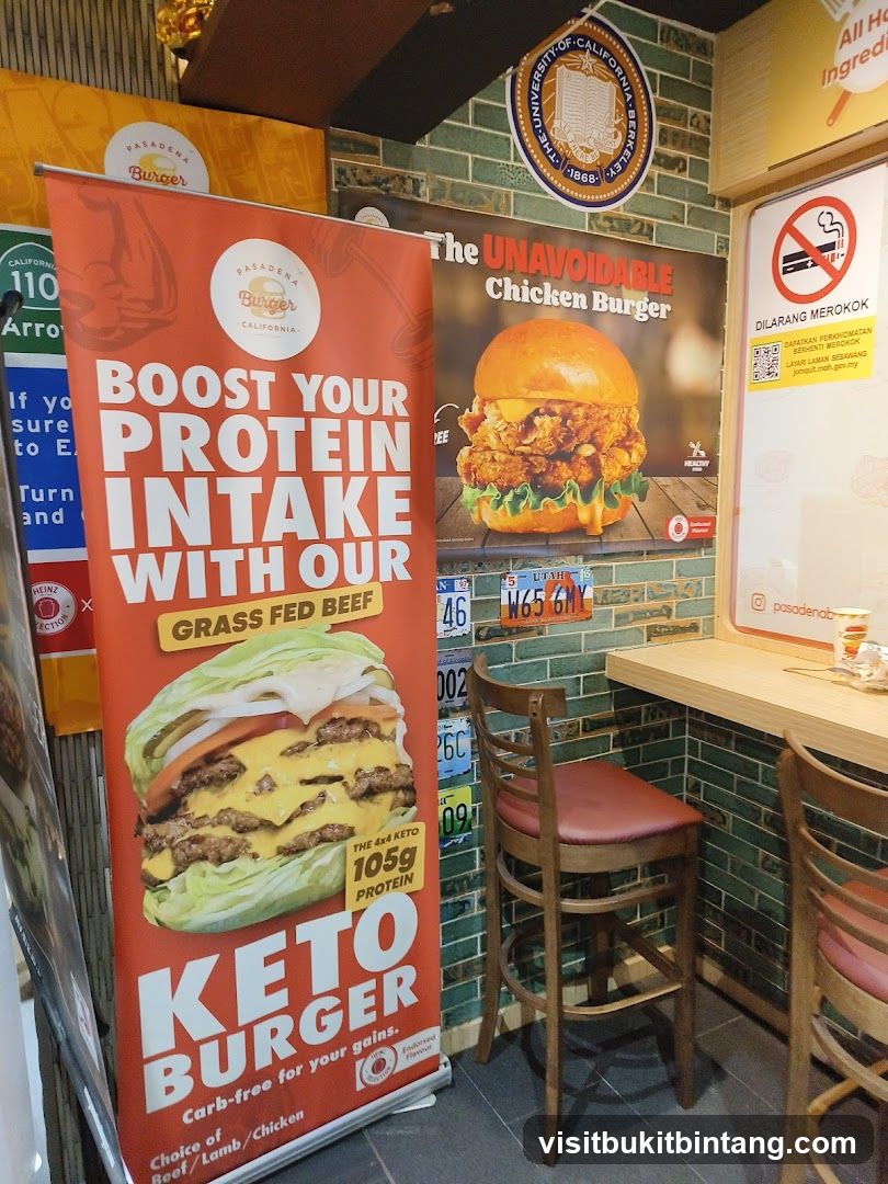 Pasadena Burger Advertisement