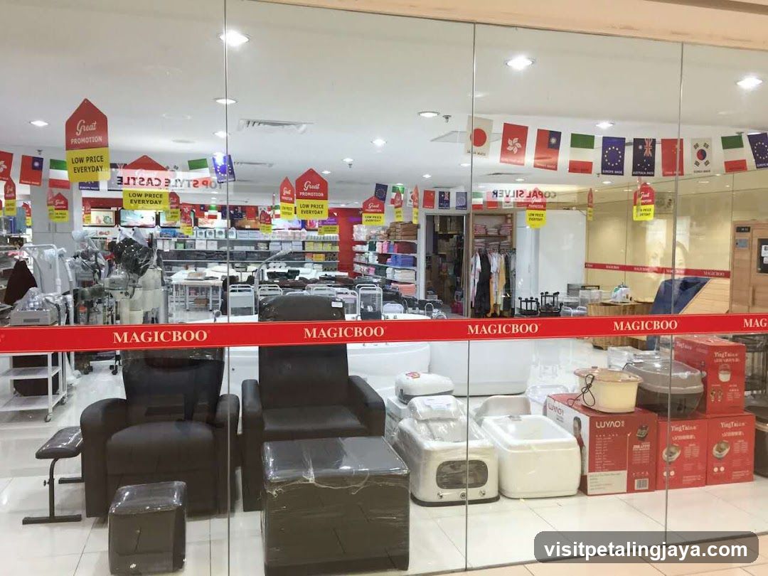 Interior of MagicBoo Store