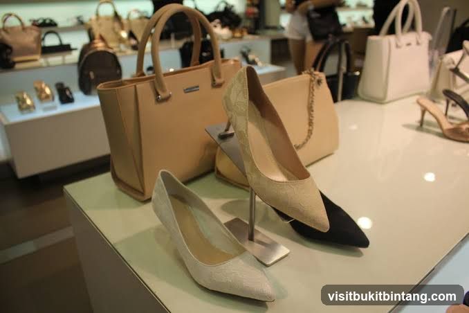 Display of Handbags and Shoes
