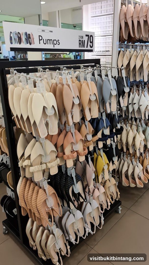 Pumps on display