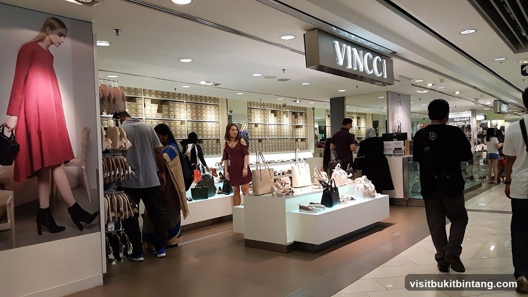 Shoe and handbag store interior