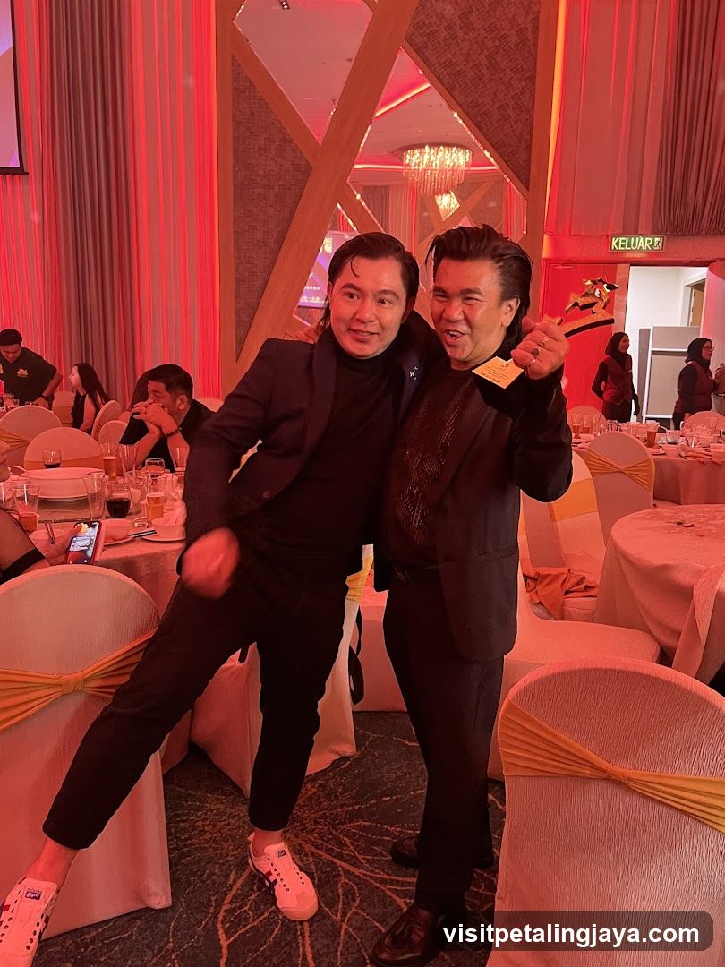 Dining Event with Two Men