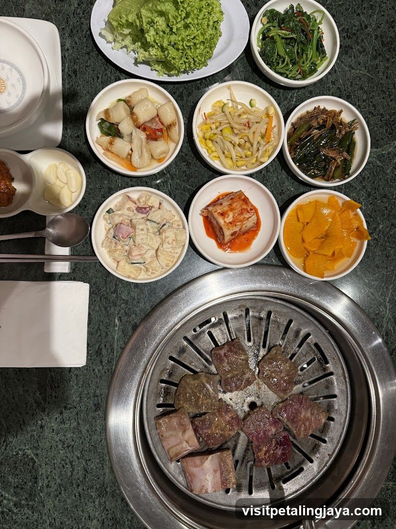 Korean BBQ Table Setting