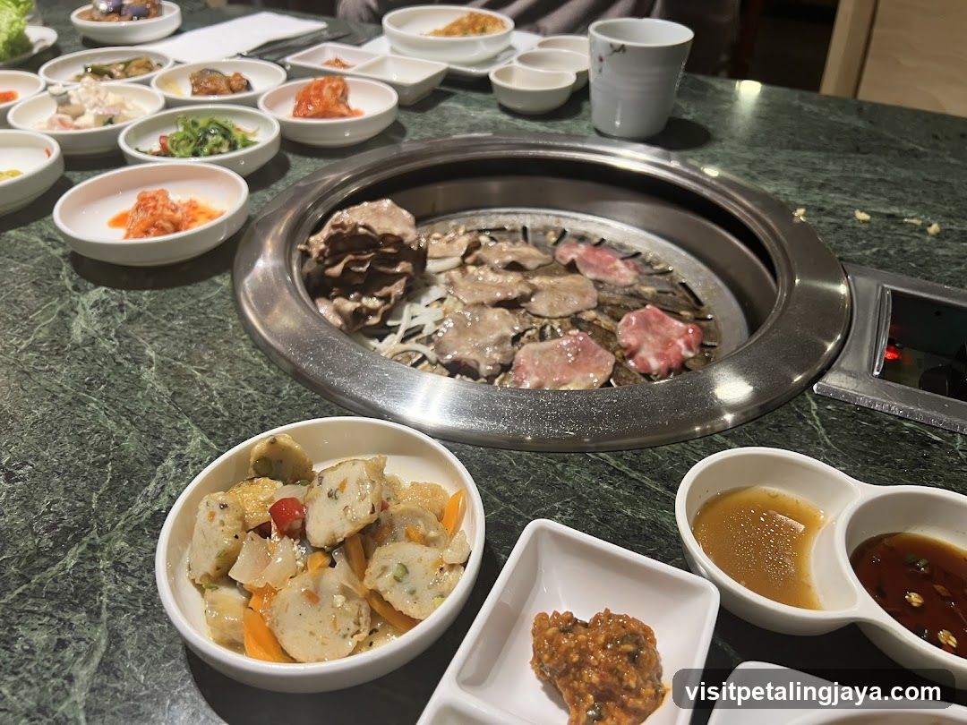 Korean BBQ Table Setting