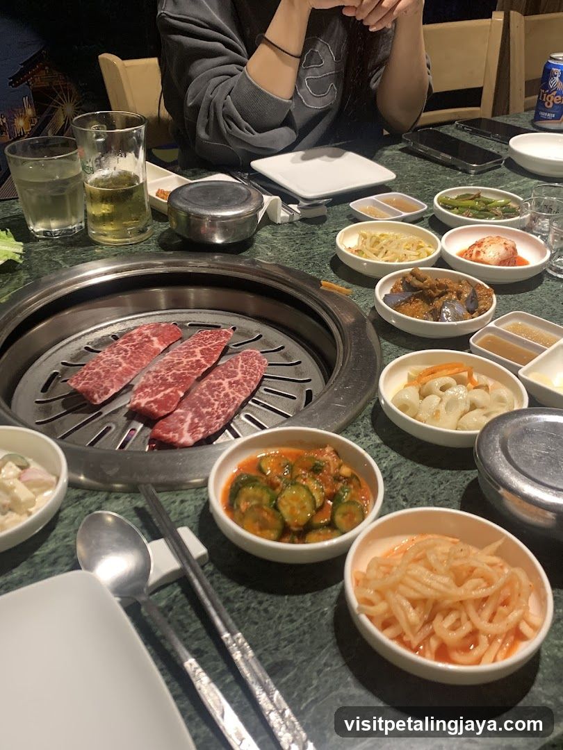 Korean BBQ Table Setting