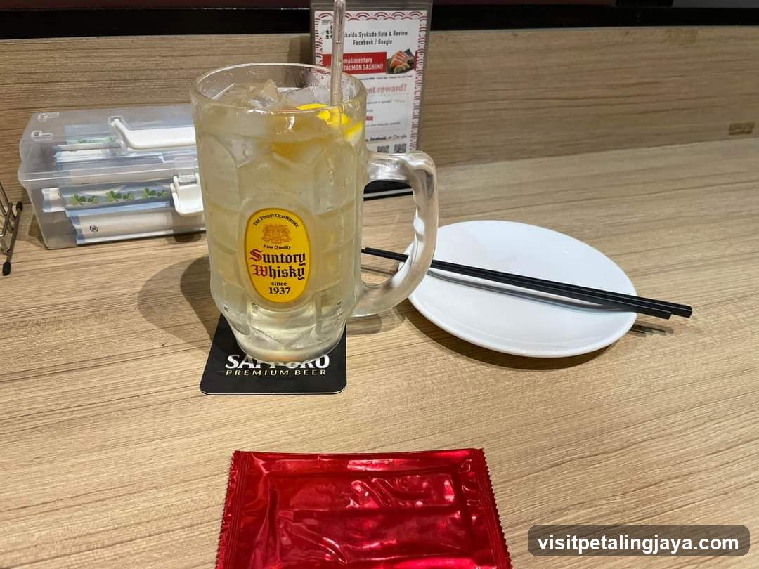 Suntory Whisky on a table