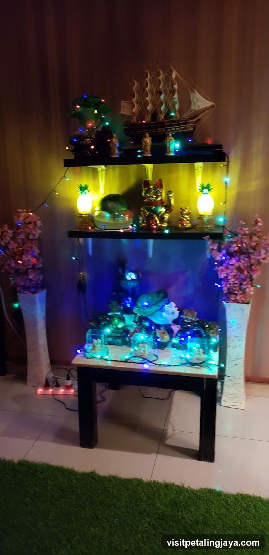 Decorated Shelf Display