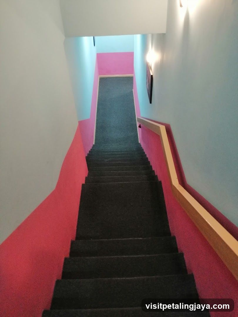 Colorful Staircase Interior