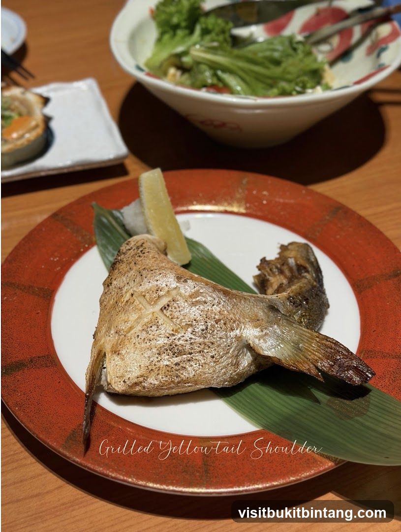 Grilled Yellowtail Shoulder