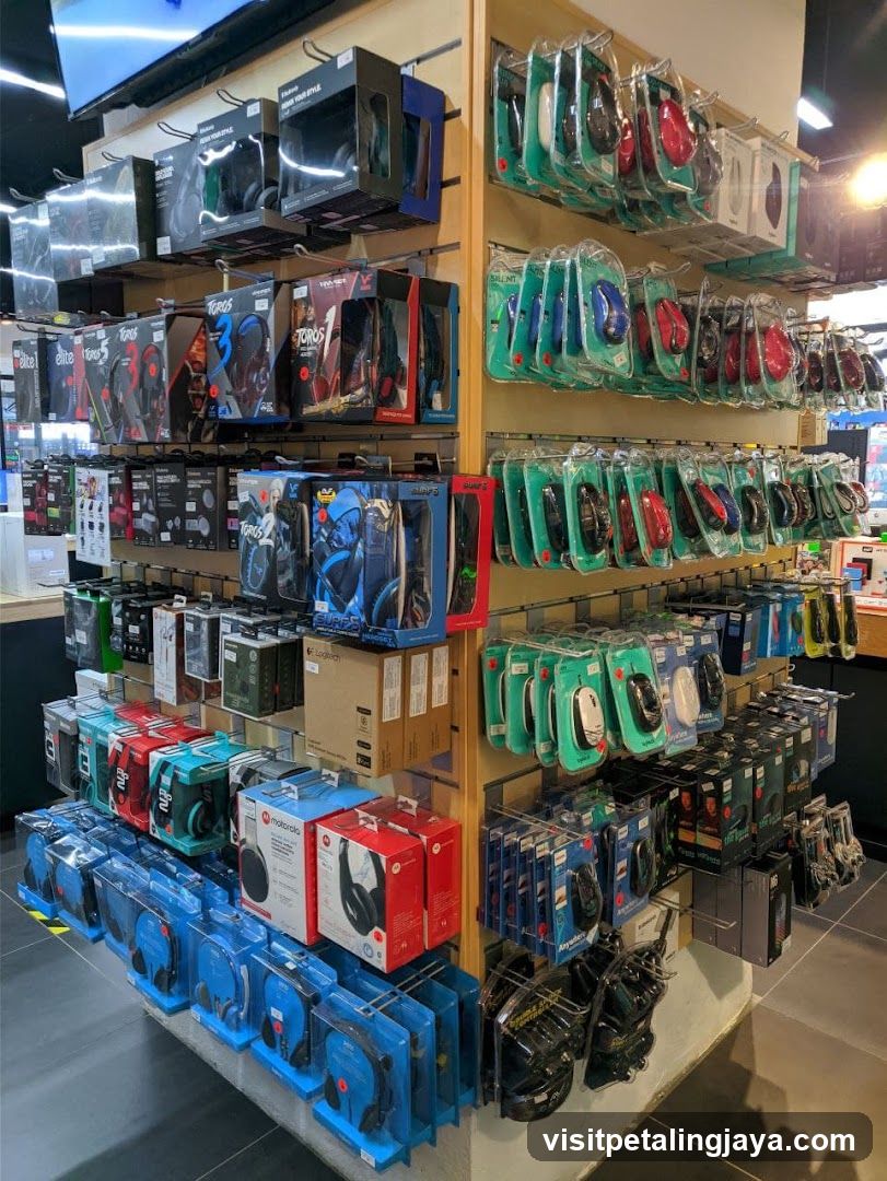 Electronics Store Interior Display