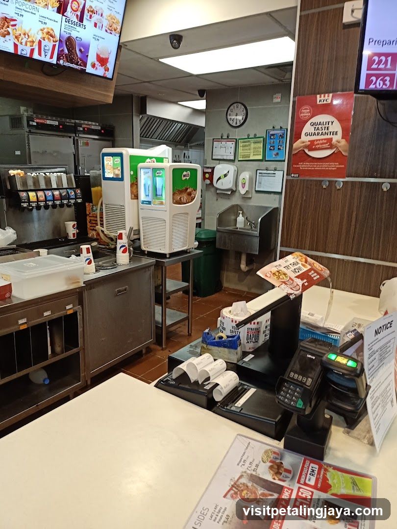 KFC Counter Interior