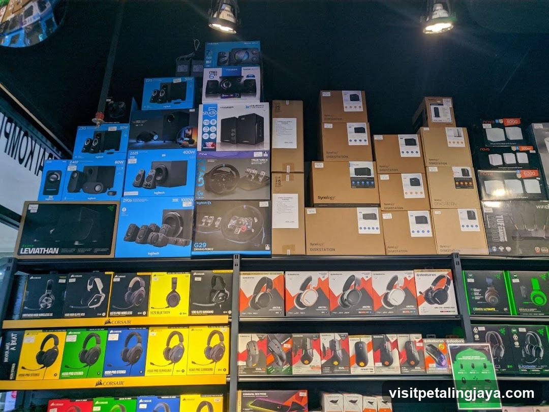 Electronics Store Interior Display