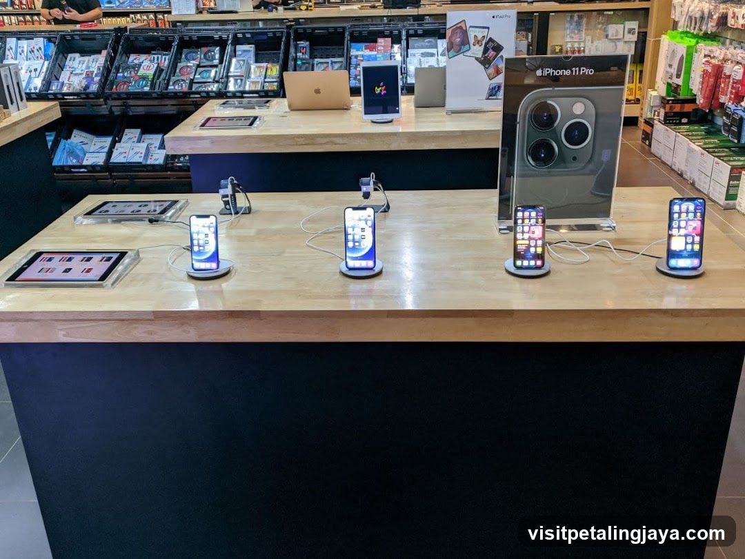 Electronics Store Interior Display