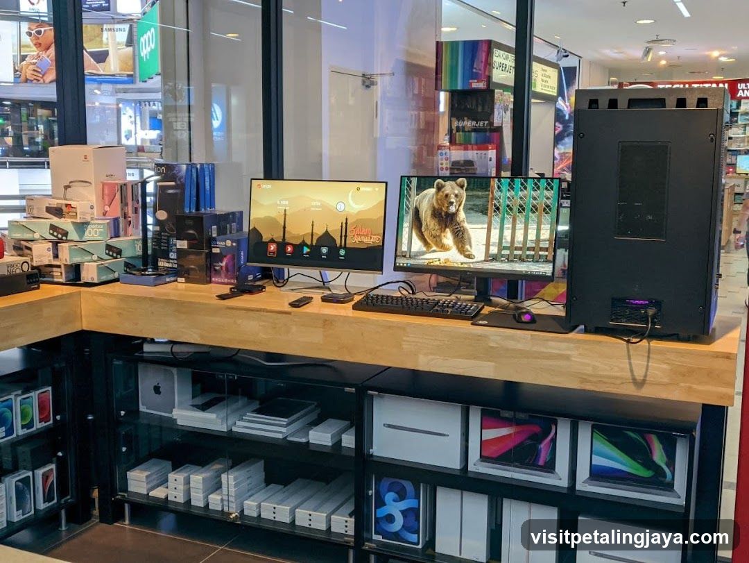 Electronics Store Display