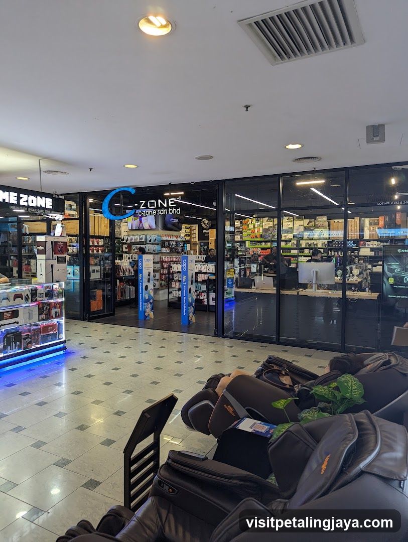 C-Zone Electronics Store Interior